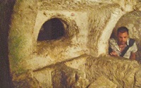 picture - Inside the crypt of Saint Agatha, Rabat, Malta.